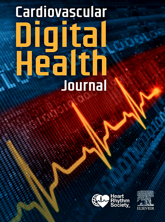 Go to journal home page - Cardiovascular Digital Health Journal